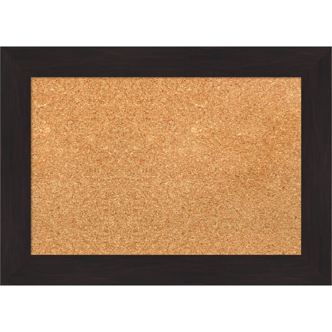 Cork Board, Furniture Espresso Narrow Frame - Bulletin Board, Organization Board, Pin Board